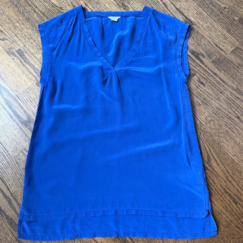 Fossil Silk Top